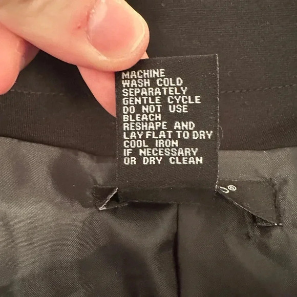 Sandro Sportswear Vintage Cropped Zip Up 3/4 Sleeve Black Jacket L 42 - Picture 5 of 8